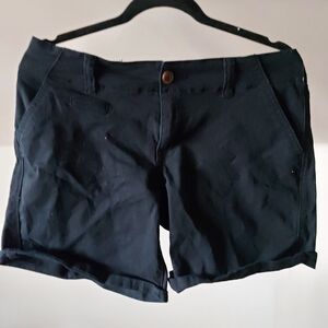 maurices black chino shorts
